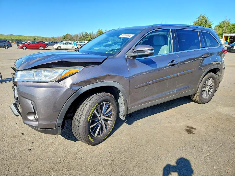 2019 TOYOTA HIGHLANDER VIN 5TDJZRFH8KS566113 фото 1