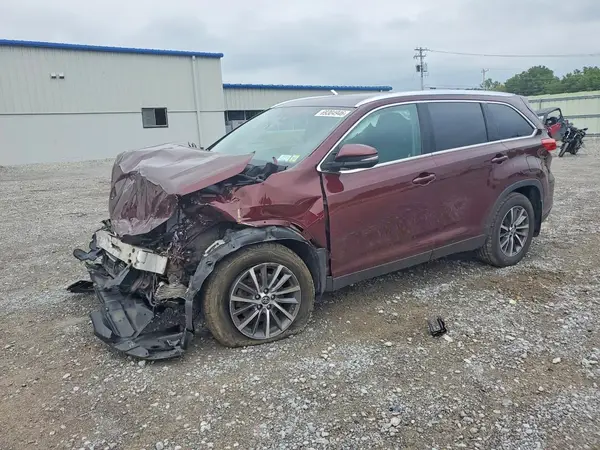5TDJZRFH4KS730215 — 2019 Toyota Highlander, Передняя часть (Front End), фото до ремонта
