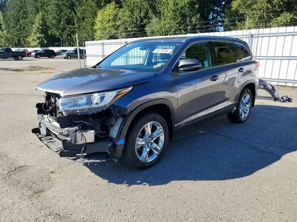 5TDDGRFH9KS073673 — 2019 Toyota Highlander, Передняя часть (Front End), фото до ремонта