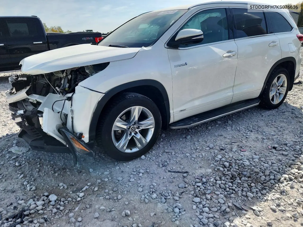 2019 Toyota Highlander Hybrid Limited VIN 5TDDGRFH7KS076636 фото 1