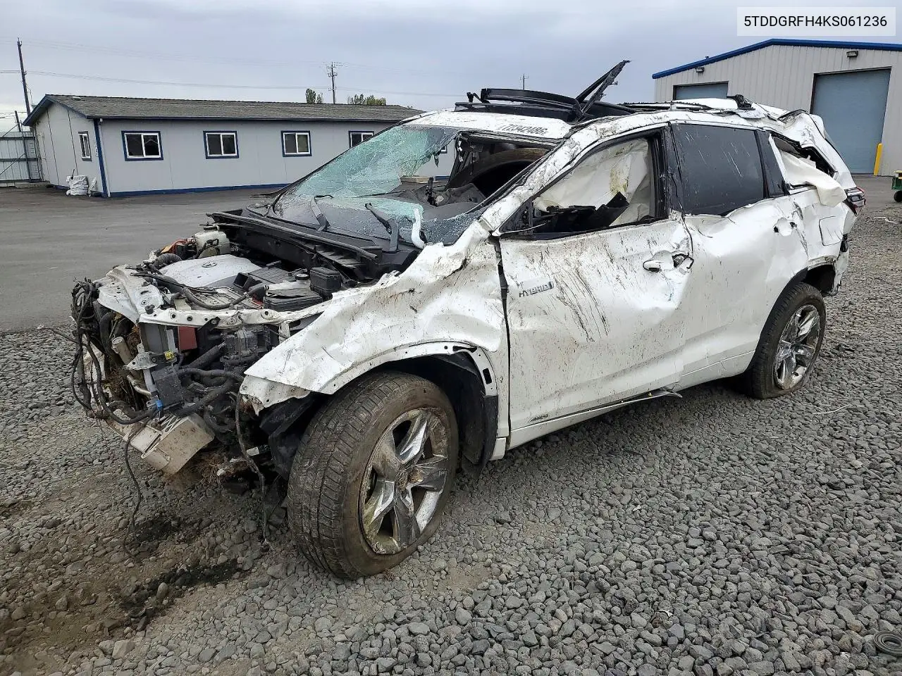 2019 Toyota Highlander Hybrid Limited Platinum VIN 5TDDGRFH4KS061236 фото 1