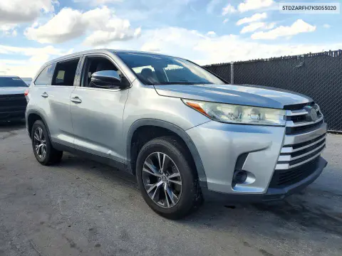 2019 Toyota Highlander Le VIN 5TDZARFH7KS055020 фото 4