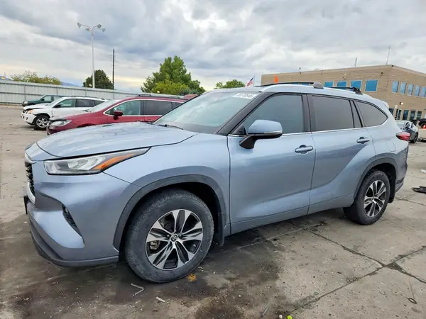 5TDHZRBHXLS047392 — 2020 Toyota Highlander, Град (Hail), фото до ремонта