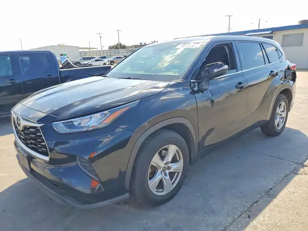 5TDCZRAH7LS508110 — 2020 Toyota Highlander, Передняя часть (Front End), фото до ремонта