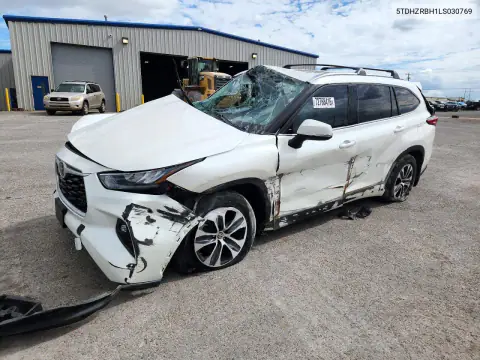 5TDHZRBH1LS030769 — 2020 Toyota Highlander, Повреждения со всех сторон, фото до ремонта