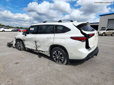 5TDHZRBH1LS030769 — 2020 Toyota Highlander, фото 2 с аукциона Copart, Повреждения со всех сторон