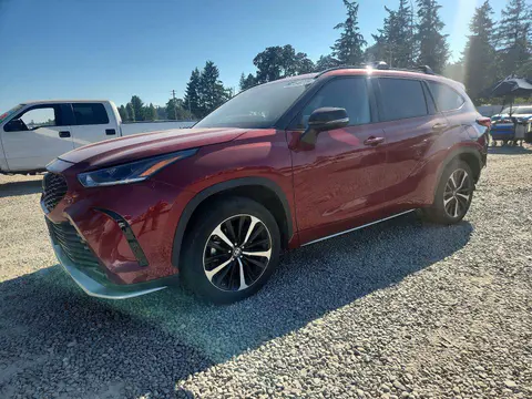 5TDJZRBH8MS137854 — 2021 Toyota Highlander, Задняя часть (Rear End), фото до ремонта