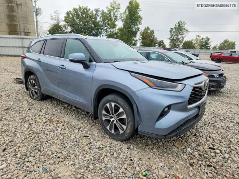 2021 Toyota Highlander Xle VIN 5TDGZRBH3MS086175 фото 4