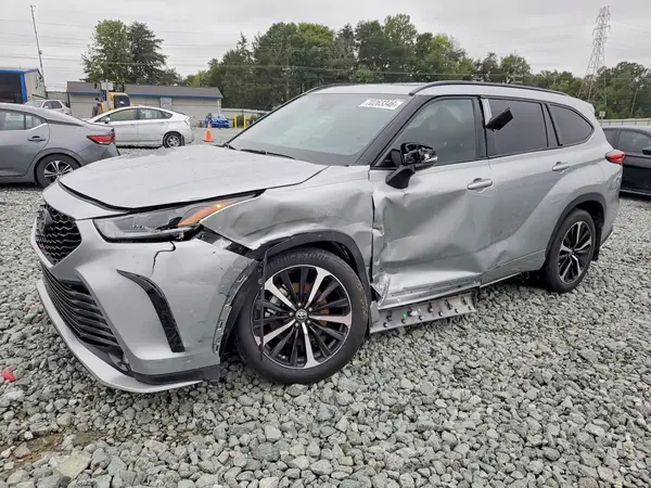 5TDLZRAHXMS034039 — 2021 Toyota Highlander, Боковая часть (Side), фото до ремонта