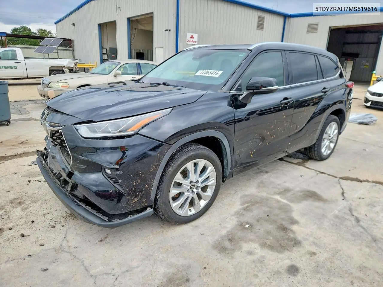 2021 Toyota Highlander Limited VIN 5TDYZRAH7MS519616 фото 1