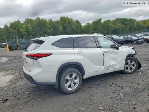 2022 Toyota Highlander Le VIN 5TDBZRBH9NS223082 фото 3