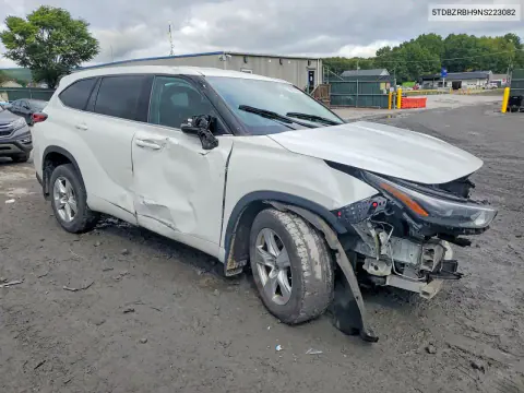 2022 Toyota Highlander Le VIN 5TDBZRBH9NS223082 фото 4