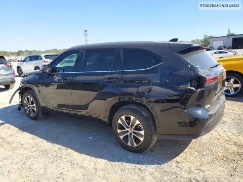 2022 Toyota Highlander Xle VIN 5TDGZRAH9NS143322 фото 2