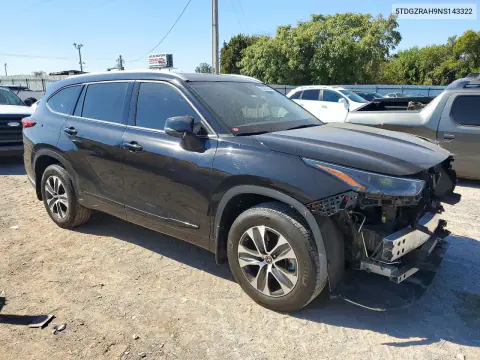2022 Toyota Highlander Xle VIN 5TDGZRAH9NS143322 фото 4