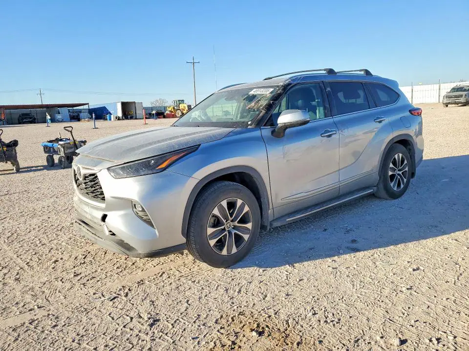 5TDKDRAH3PS520223 Toyota Highlander 2023 — повреждение Передняя часть, фото до ремонта