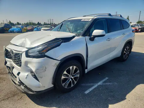 5TDKDRAH6PS020072 — 2023 Toyota Highlander, Передняя часть (Front End), фото до ремонта