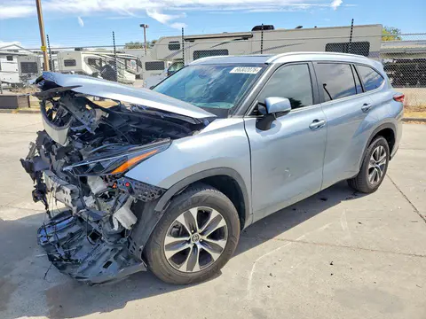 5TDKDRAH2PS002264 — 2023 Toyota Highlander, Передняя часть (Front End), фото до ремонта