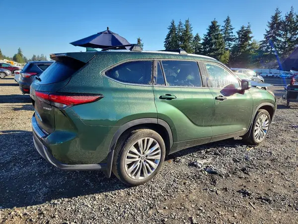 5TDEBRCH0PS589631 — 2023 Toyota Highlander, фото 3 с аукциона Copart, Передняя часть