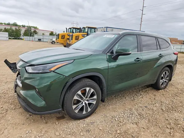 5TDKDRBH9PS501836 — 2023 Toyota Highlander, Передняя часть (Front End), фото до ремонта
