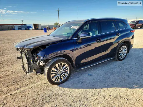 2023 Toyota Highlander Platinum VIN 5TDKDRAH7PS506535 фото 1