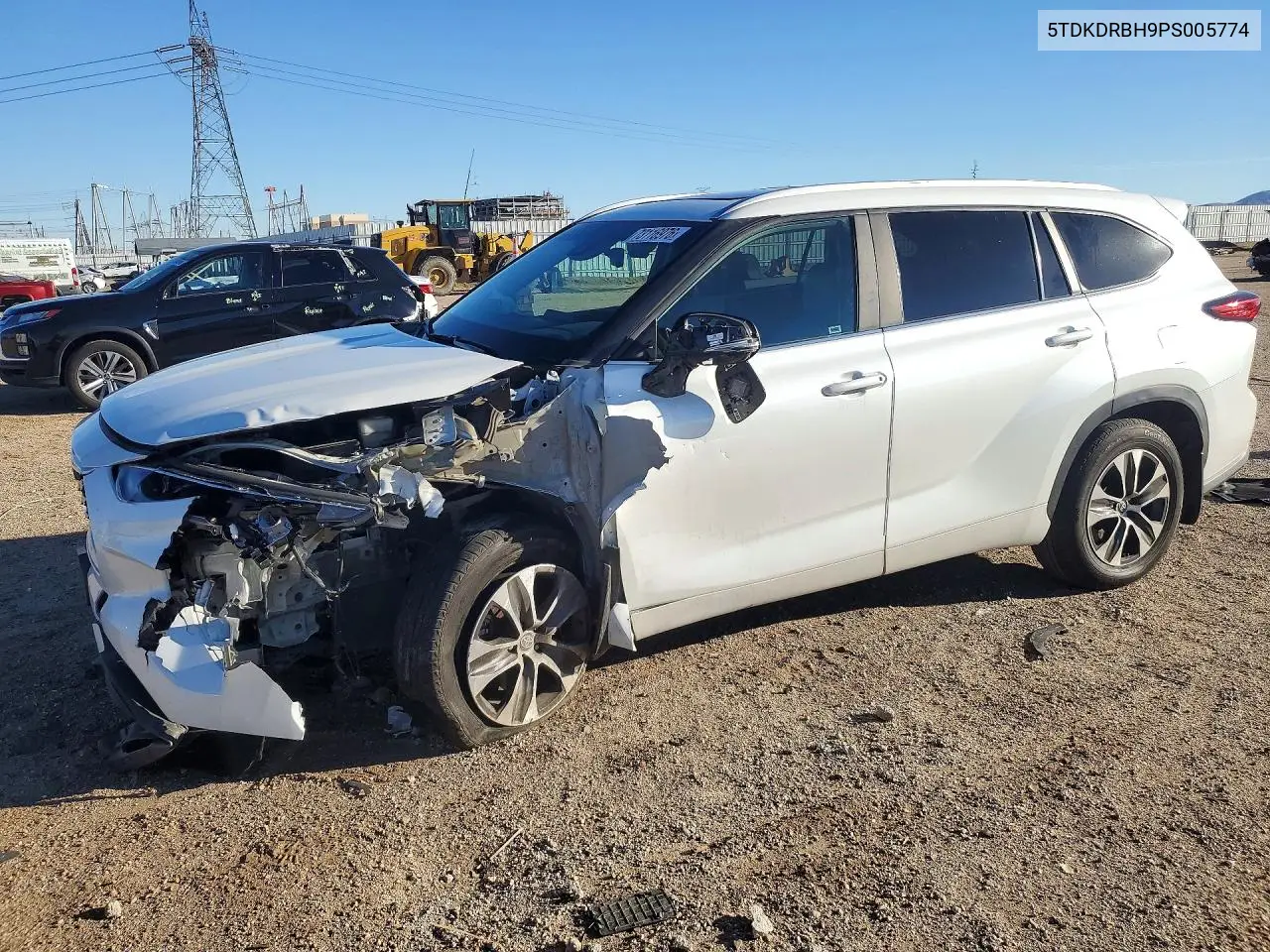 5TDKDRBH9PS005774 Toyota Highlander 2023 — повреждение Передняя часть, фото до ремонта