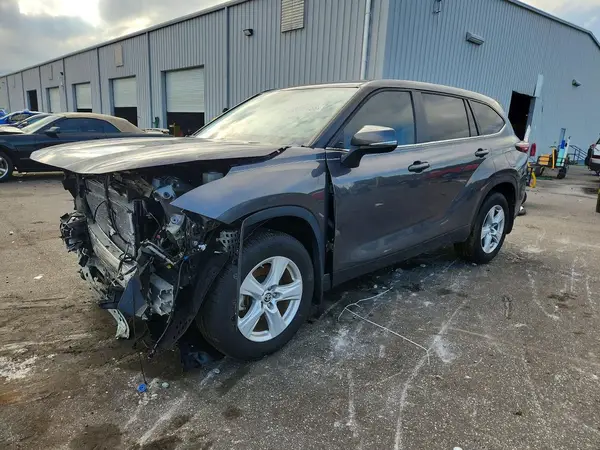 5TDKDRAH3RS548851 — 2024 Toyota Highlander, Передняя часть (Front End), фото до ремонта