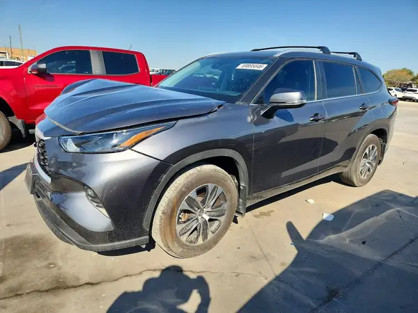 5TDKDRBH3RS530851 — 2024 Toyota Highlander, Передняя часть (Front End), фото до ремонта