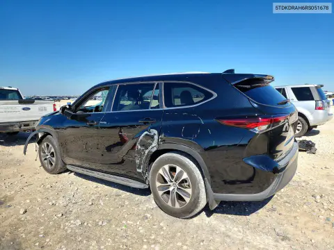 2024 Toyota Highlander Xle VIN 5TDKDRAH6RS051678 фото 2