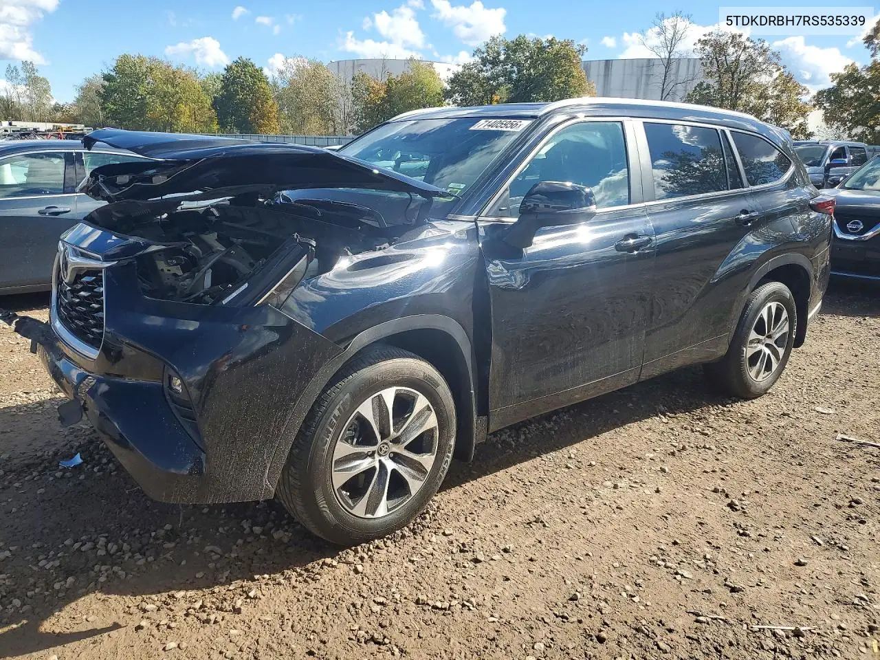 2024 Toyota Highlander Xle VIN 5TDKDRBH7RS535339 фото 1