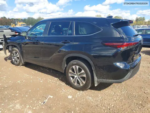 2024 Toyota Highlander Xle VIN 5TDKDRBH7RS535339 фото 2