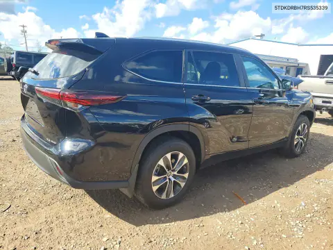 2024 Toyota Highlander Xle VIN 5TDKDRBH7RS535339 фото 3