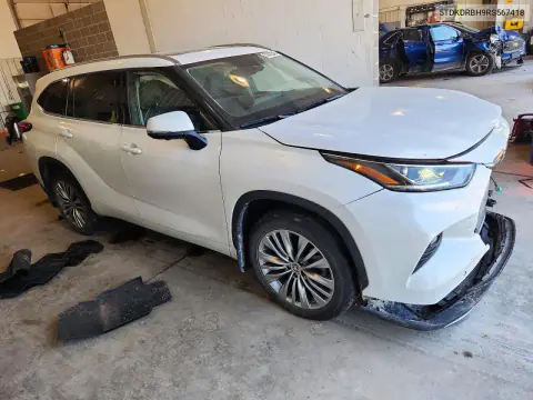 2024 Toyota Highlander Platinum VIN 5TDKDRBH9RS567418 фото 4