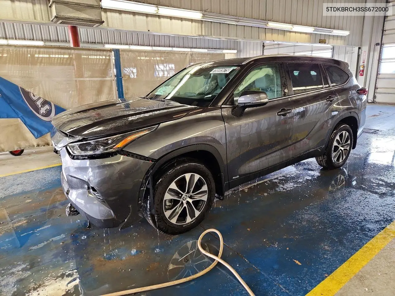 2025 Toyota Highlander Hybrid Xle VIN 5TDKBRCH3SS672000 фото 1