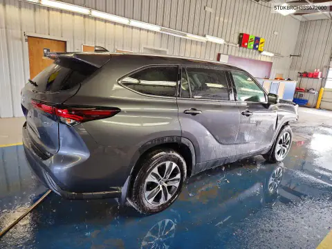2025 Toyota Highlander Hybrid Xle VIN 5TDKBRCH3SS672000 фото 3