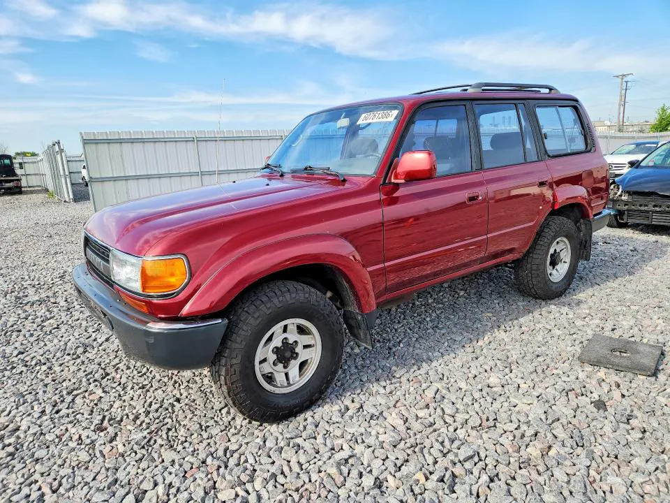 1991 TOYOTA LAND CRUISER VIN JT3FJ80W1M0012632 фото 1
