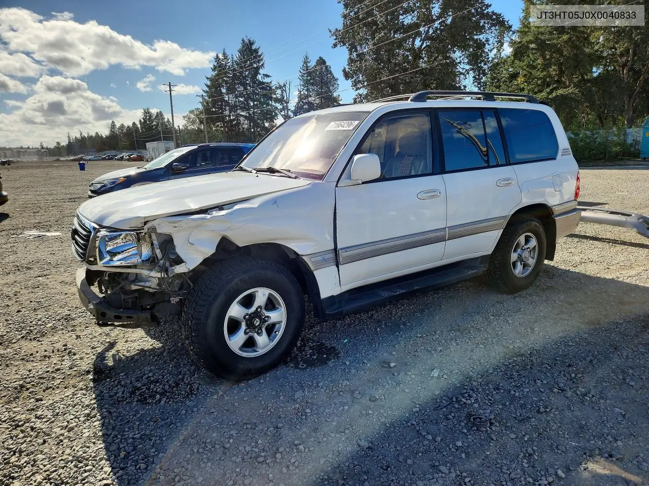 1999 Toyota Land Cruiser Base VIN JT3HT05J0X0040833 фото 1