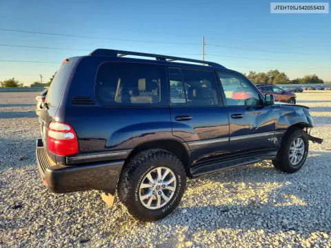 2004 Toyota Land Cruiser Base VIN JTEHT05J542055433 фото 3