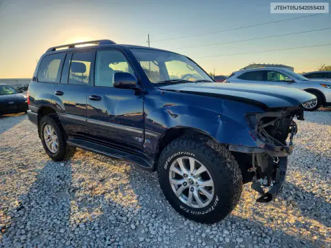 2004 Toyota Land Cruiser Base VIN JTEHT05J542055433 фото 4