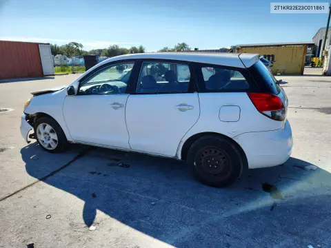 2003 Toyota Matrix Xr VIN 2T1KR32E23C011861 фото 2