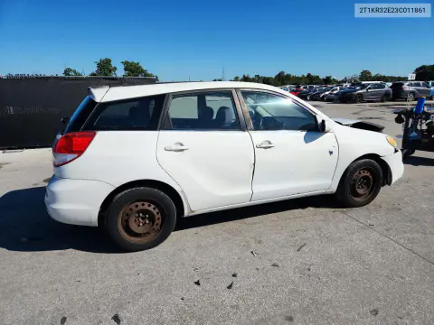 2003 Toyota Matrix Xr VIN 2T1KR32E23C011861 фото 3