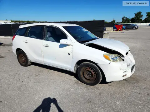 2003 Toyota Matrix Xr VIN 2T1KR32E23C011861 фото 4