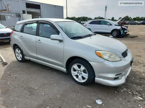 2003 Toyota Matrix Xr VIN 2T1KR32E63C029926 фото 4