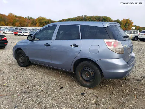 2005 Toyota Matrix VIN 2T1KR32E35C482579 фото 2