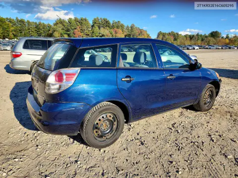 2006 Toyota Matrix Base VIN 2T1KR32E16C605295 фото 3