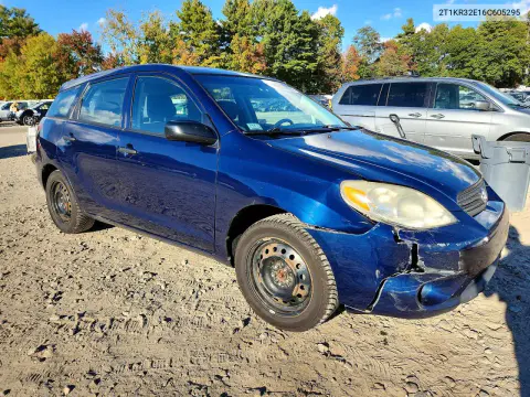 2006 Toyota Matrix Base VIN 2T1KR32E16C605295 фото 4