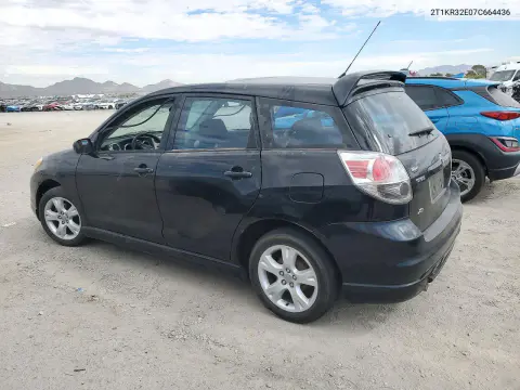 2007 Toyota Matrix Xr VIN 2T1KR32E07C664436 фото 2