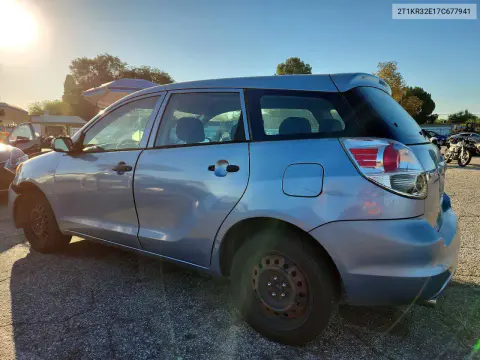 2007 Toyota Matrix Base VIN 2T1KR32E17C677941 фото 2