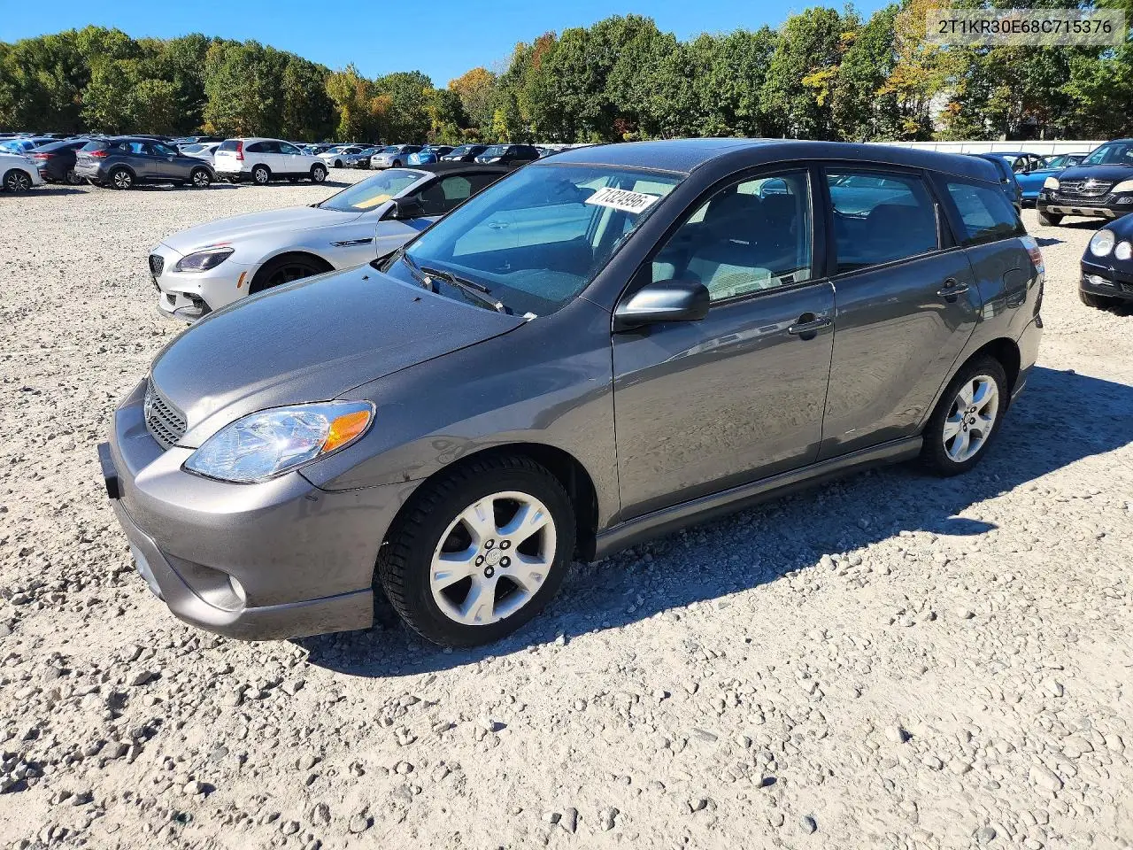 2008 Toyota Matrix Xr VIN 2T1KR30E68C715376 фото 1