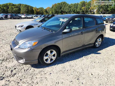 2T1KR30E68C715376 — 2008 Toyota Matrix, Передняя часть, фото до ремонта