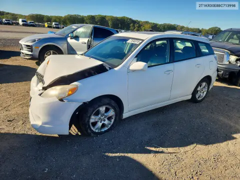 2T1KR30E88C713998 — 2008 Toyota Matrix, Передняя часть, фото до ремонта